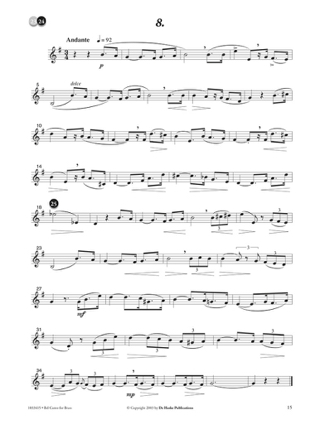 Bel Canto For Brass - Frits Damrow - Partition - Trompette
